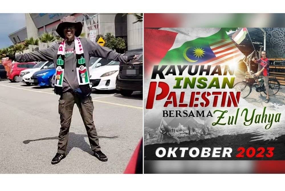 Zul stopped at Universiti Kebangsaan Malaysia at 3pm today before continuing his journey to Seremban - PIX from Zul's TikTok account