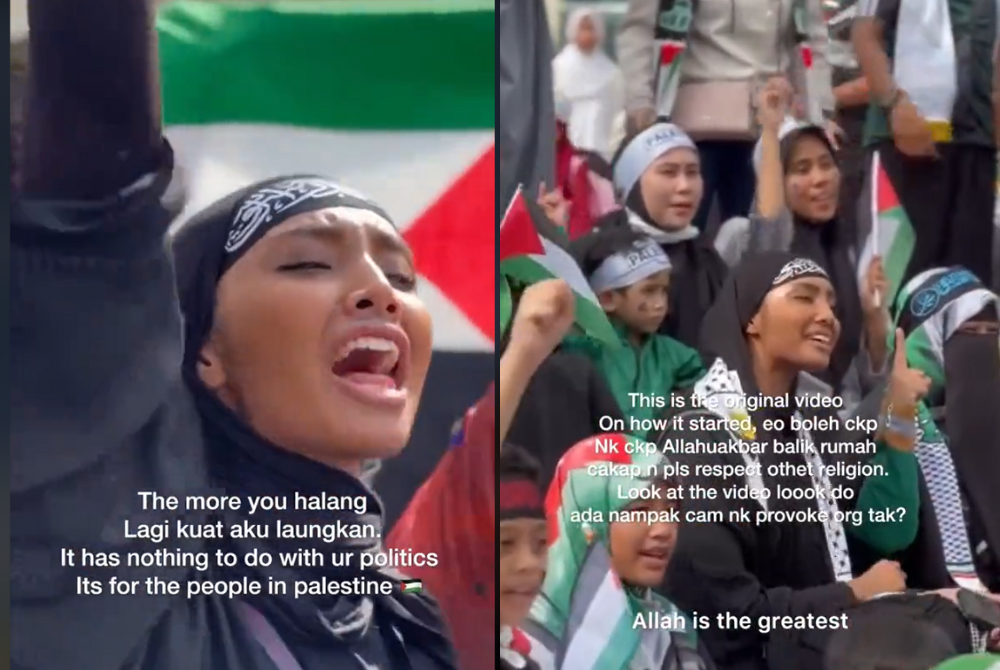 Photo source - Screenshots from model and actress Haneesya Hanee's TikTok video 