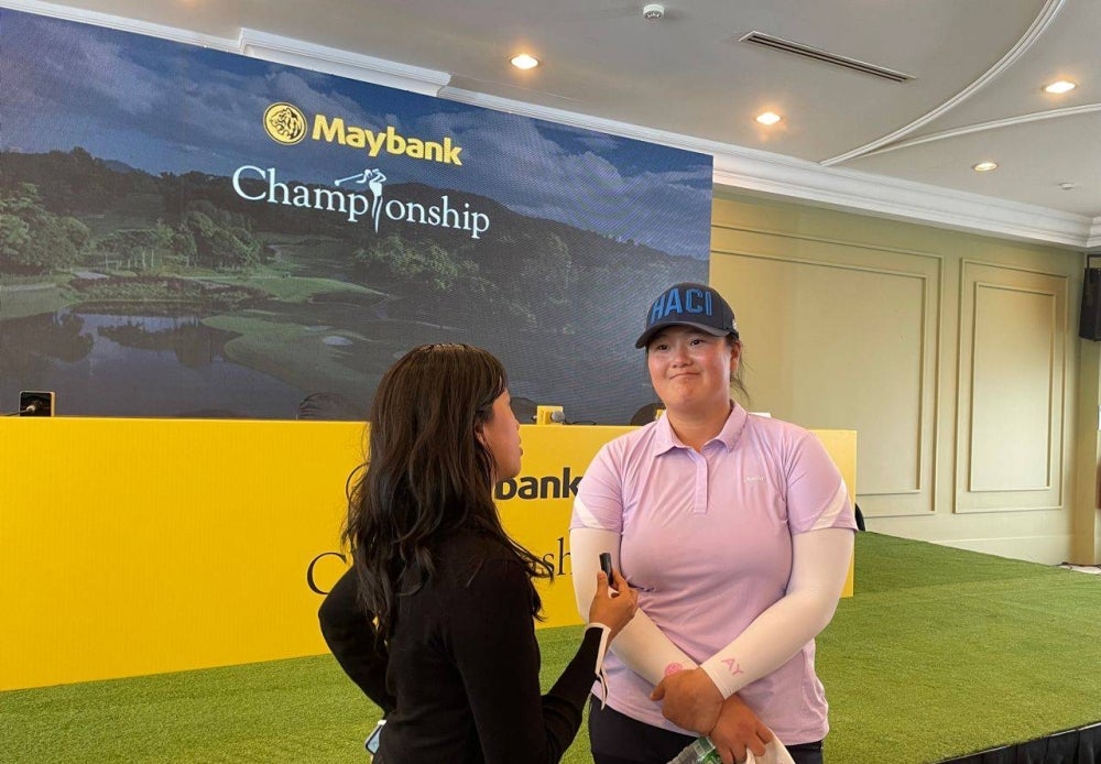 American professional golfer Angel Yin. - Photo by Sinar