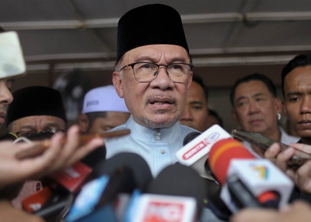 Anwar Ibrahim. Photo by Bernama