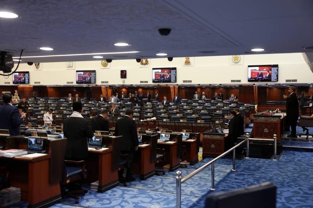 Dewan Rakyat in session. Bernama FILE PIX