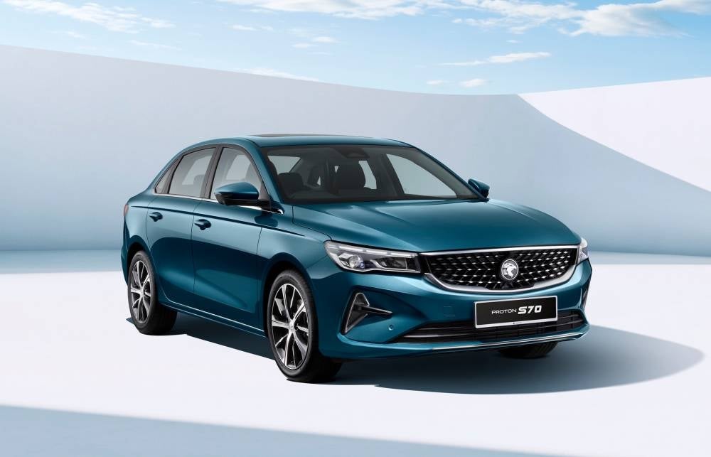 National carmaker Proton Holdings Bhd has officially unveiled the Proton S70. Photo: Facebook
