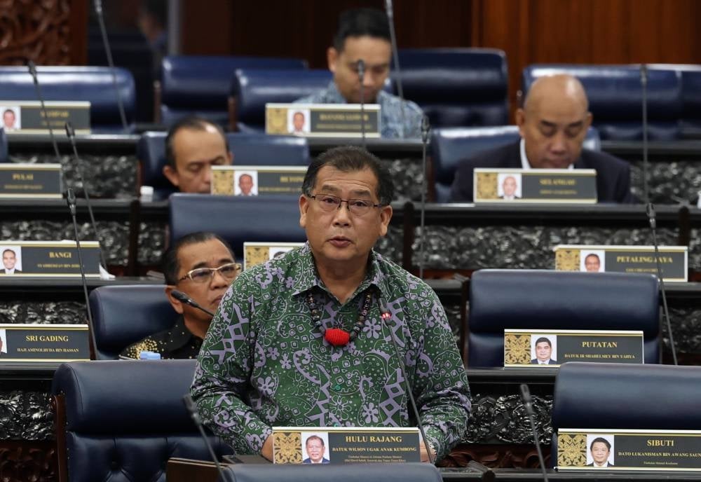 Deputy Minister in the Prime Minister's Department (Sabah, Sarawak Affairs, and Special Functions) Datuk Wilson Ugak Kumbong - BERNAMA PIX