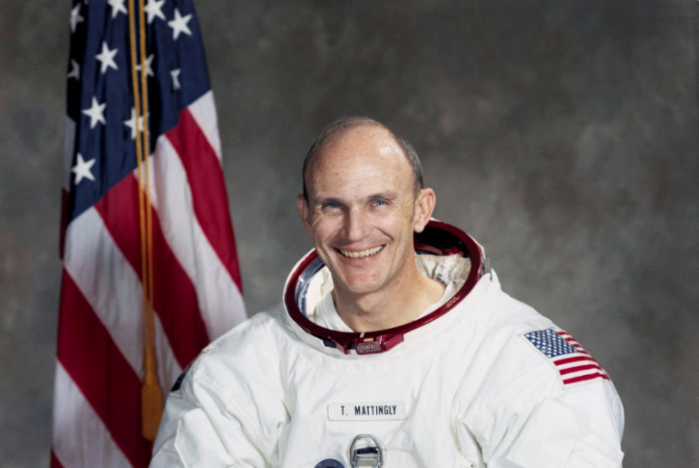 This undated handout picture from Nasa shows astronaut k>Thomask> K. "TK" Mattingly. Mattingly who was removed from the ill-fated Apollo 13 mission but helped bring its crew back home safely thanks to his problem-solving efforts from ground control has died at the age of 87. (Photo by Handout / NASA / AFP) 