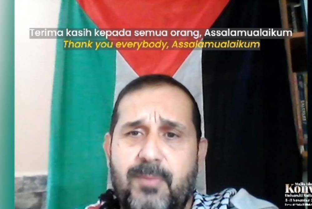 Saber's video aired at the 15th UniSZA Convocation Ceremony (First Session) on Sunday.