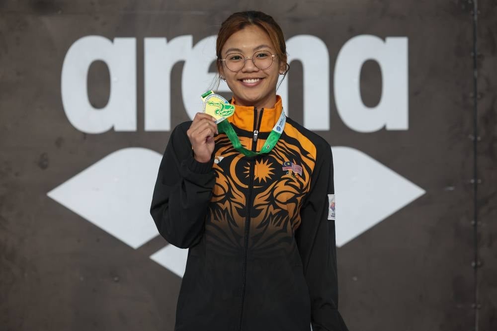 National diver Kimberly Bong Qian Ping - BERNAMA PIX