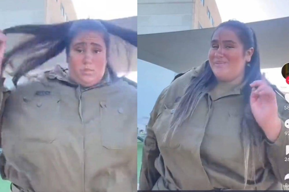 Screenshots of the video of the woman dancing. - Photo: X 