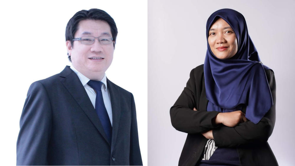 Dr Liew Chee Yoong (left), Noorul Azila (right)