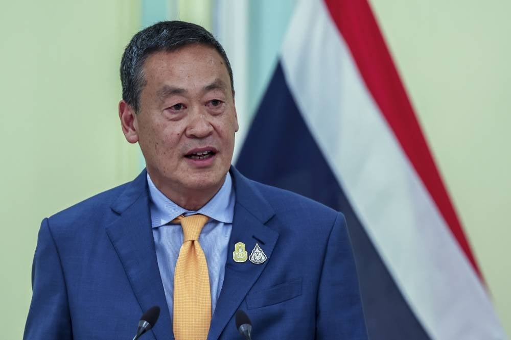 Srettha Thavisin. Bernama FILE PIX