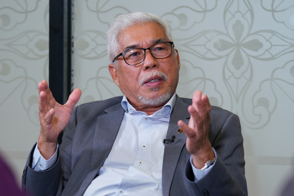 Exclusive interview with Pasir Gudang MP in Parliament on Nov 7, 2023. (PHOTO BY HALIM WAHID)