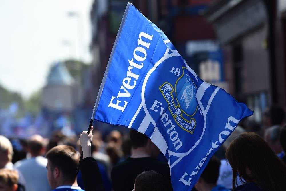 Everton have been docked 10 points after being found guilty of breaching Premier League financial rules, plunging one of England's most storied football clubs into the relegation zone. - (Photo by PETER POWELL / AFP) 