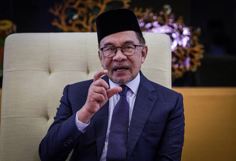 Prime Minister Datuk Seri Anwar Ibrahim - FILE PIX 
