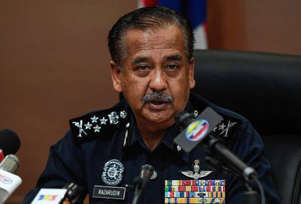 Inspector-General of Police Tan Sri Razarudin Husain - BERNAMA