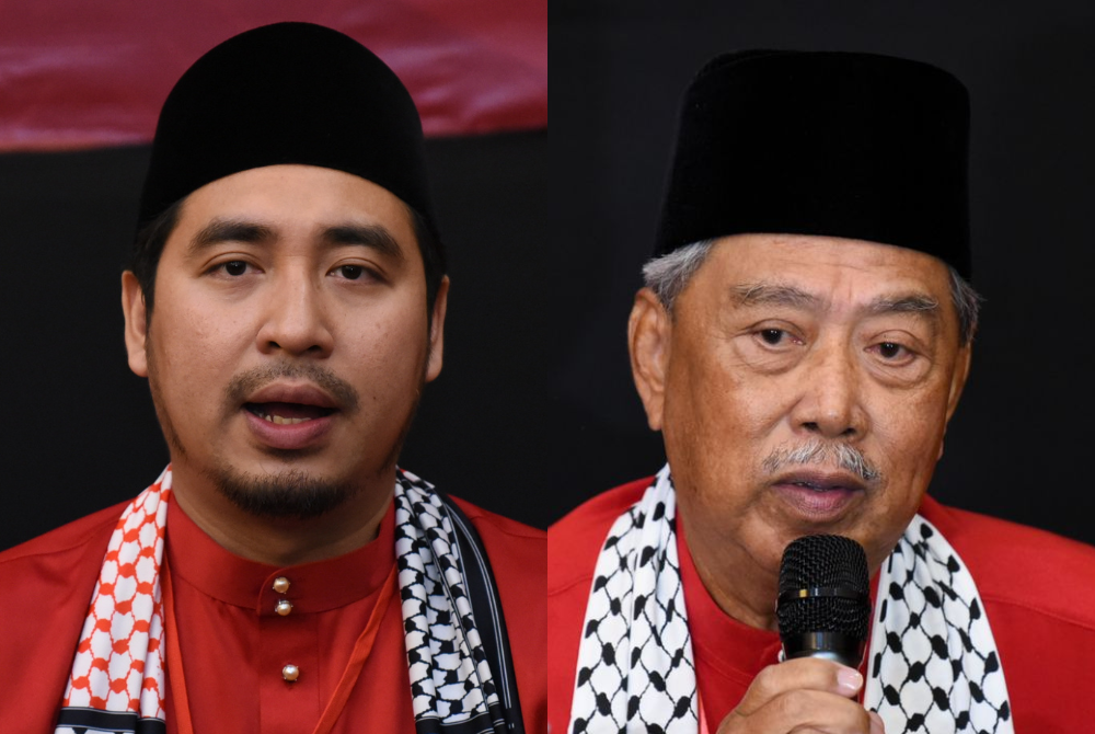 Wan Ahmad Fayhsal (left) and Muhyiddin. (Photo by Rafique Redzuan)