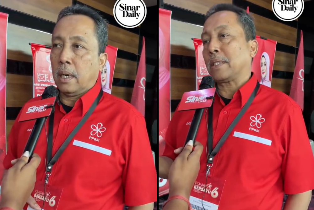 Ketereh MP Datuk Khlir Mohd Nor during an interview with Sinar Daily at the Bersatu Annual General Meeting (AGM).