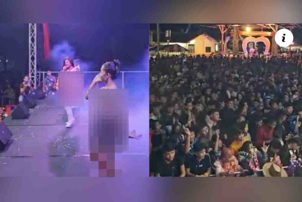 The event is believed to have breached permit conditions by featuring a singer from Thailand performing in revealing attire despite the presence of Muslim attendees.