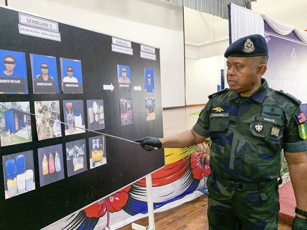 Police uncover massive smuggling syndicate; seize drugs and untaxed alcohol - Photo by Bernama