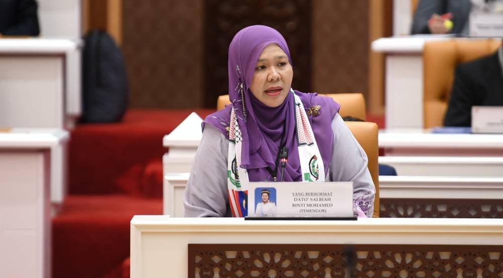 According to Salbiah, there were 332 cases of child abuse and neglect reported in Perak in 2020 and the number increased to 370 cases the following year. - Photo courtesy of Perak State Assembly 