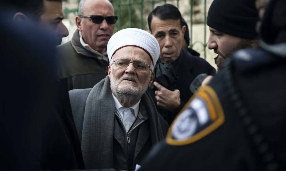 Al-Aqsa mosque imam Sheikh Ekrima Sabri - AFP 