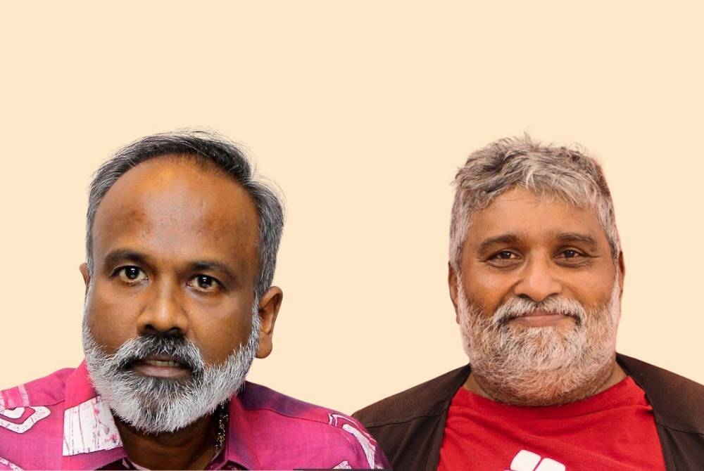 Former Human Resource Minister V Sivakumar and Parti Sosialis Malaysia (PSM) deputy chairman S Arutchelvan