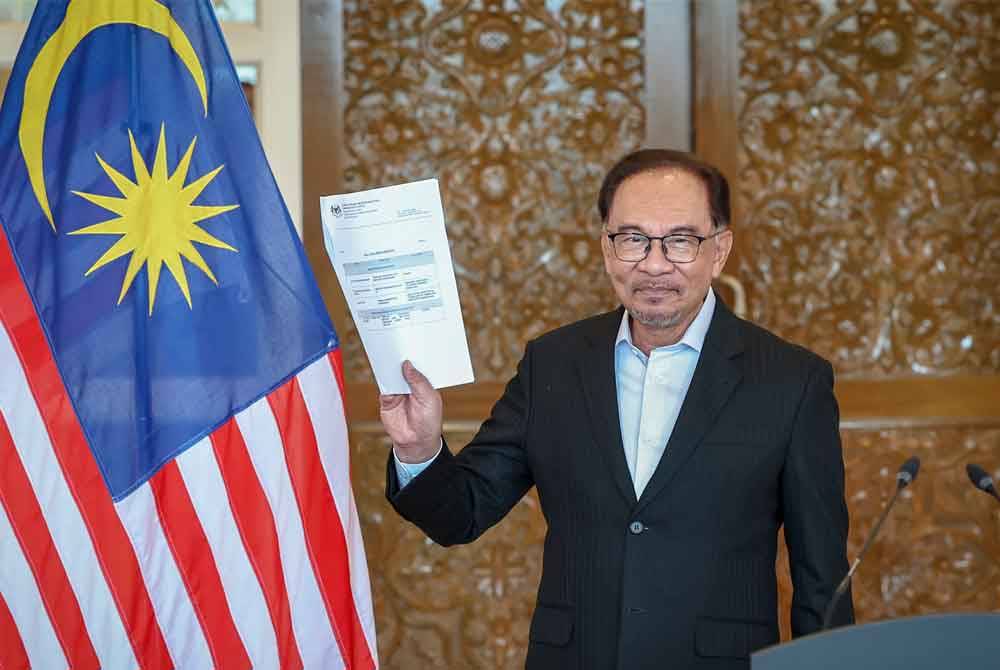 Anwar Ibrahim - Photo by Bernama
