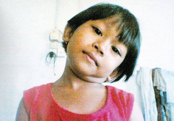 Sharlinie Mohd Nashar, 5 years old - FILE PIX 