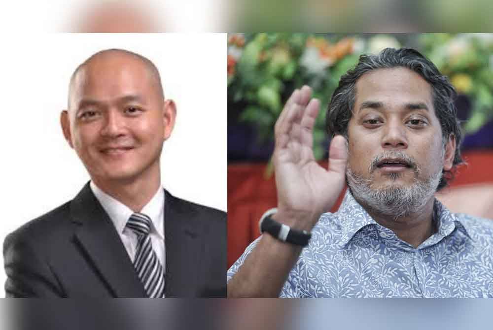 Ong Kian Ming (left), Khairy. - FILE PIX 