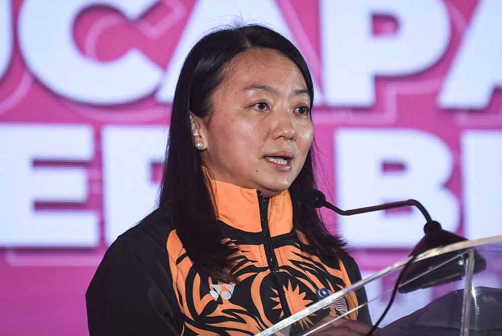 Youth and Sports Minister Hannah Yeoh - BERNAMA