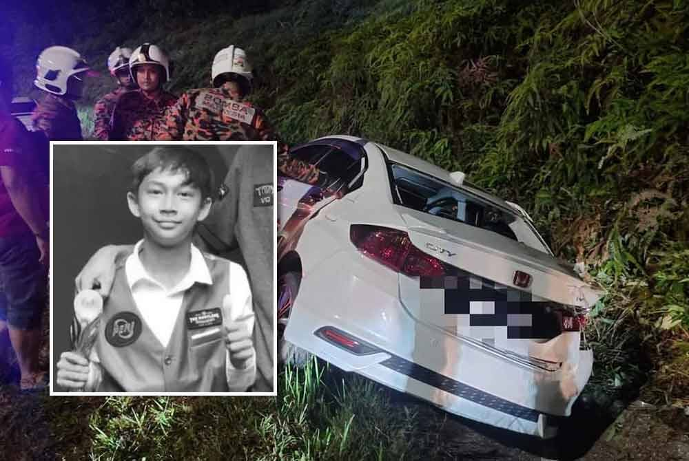 Rising billiards star, Afiq Saiful Bahari, 13, died in an accident after the car he was travelling in was involved in an accident on the Kajang-Seremban (Lekas) highway near the Ampangan off-ramp