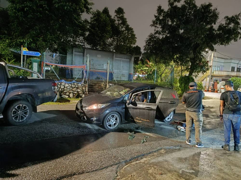 The situation at the scene of the incident in Selayang. - FILE PIX