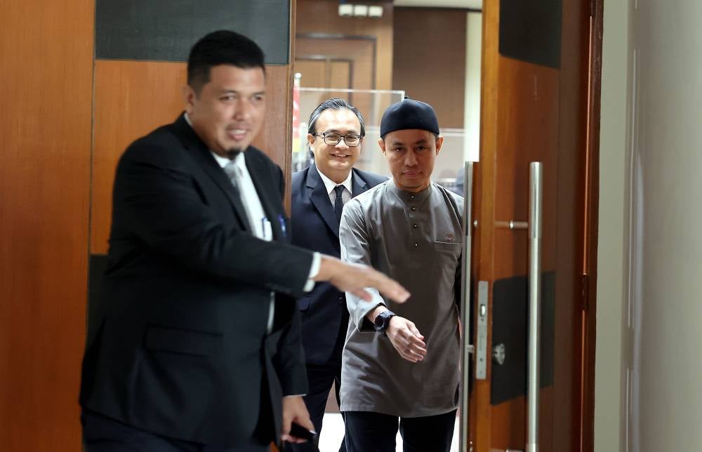 Celebrity preacher Azman Syah Alias, better known as PU Azman at the Klang Sessions Court, today. - Photo by Bernama