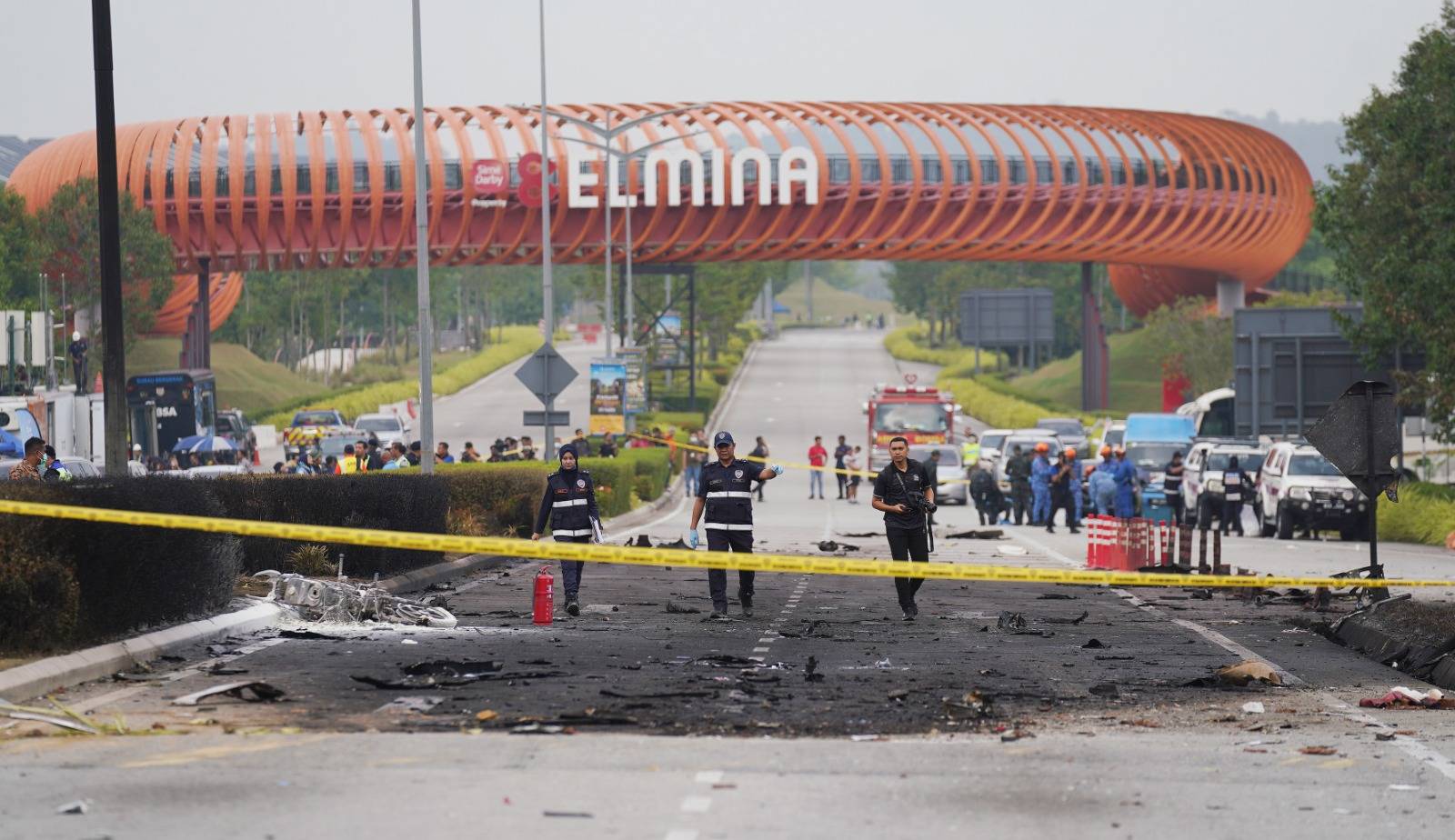 The devastating air crash on Aug 17 near Elmina which resulted in the loss of 10 lives, including two road users, stands as one of the most heart-wrenching tragedies for Malaysians this year. - FILE PIX