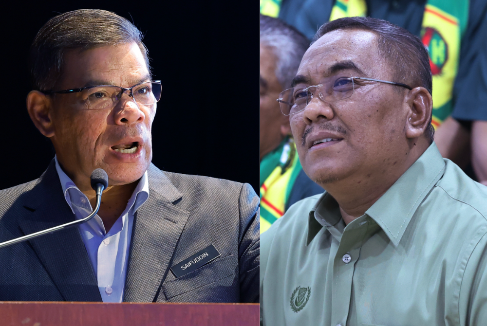 Home Minister Datuk Seri Saifuddin Nasution (left) and Kedah MB Datuk Seri Muhammad Sanusi (right)