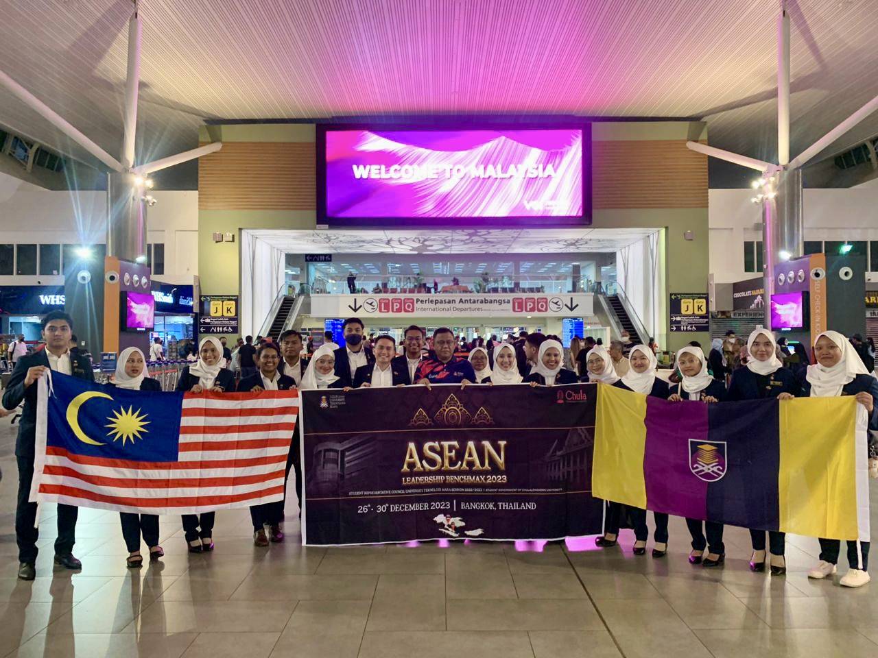 The students along with Global Peace Mission Malaysia and Student Government Chulalongkorn University collaborated to organise the Asean Leadership BenchMax 2023 program in Bangkok, Thailand. Photo: UiTM Shah Alam SRC