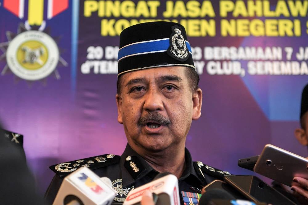 Inspector-General of Police Tan Sri Razarudin Husain - BERNAMA FILE PIX