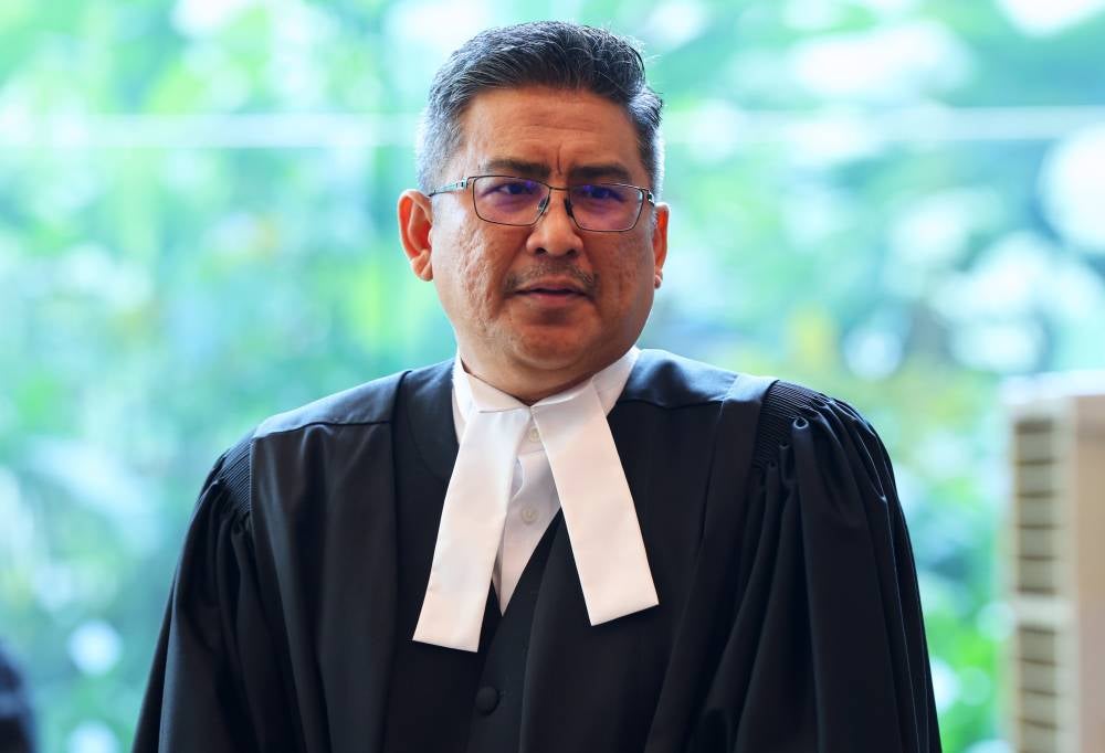 Attorney-General (AG) Datuk Ahmad Terrirudin Mohd Salleh during the Opening of the Legal Year 2024 at Putrajaya International Convention Centre (PICC) today. - Photo by Bernama