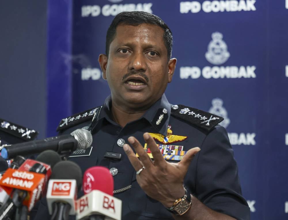 Selangor police chief Datuk Hussein Omar Khan - BERNAMA FILE PIX
