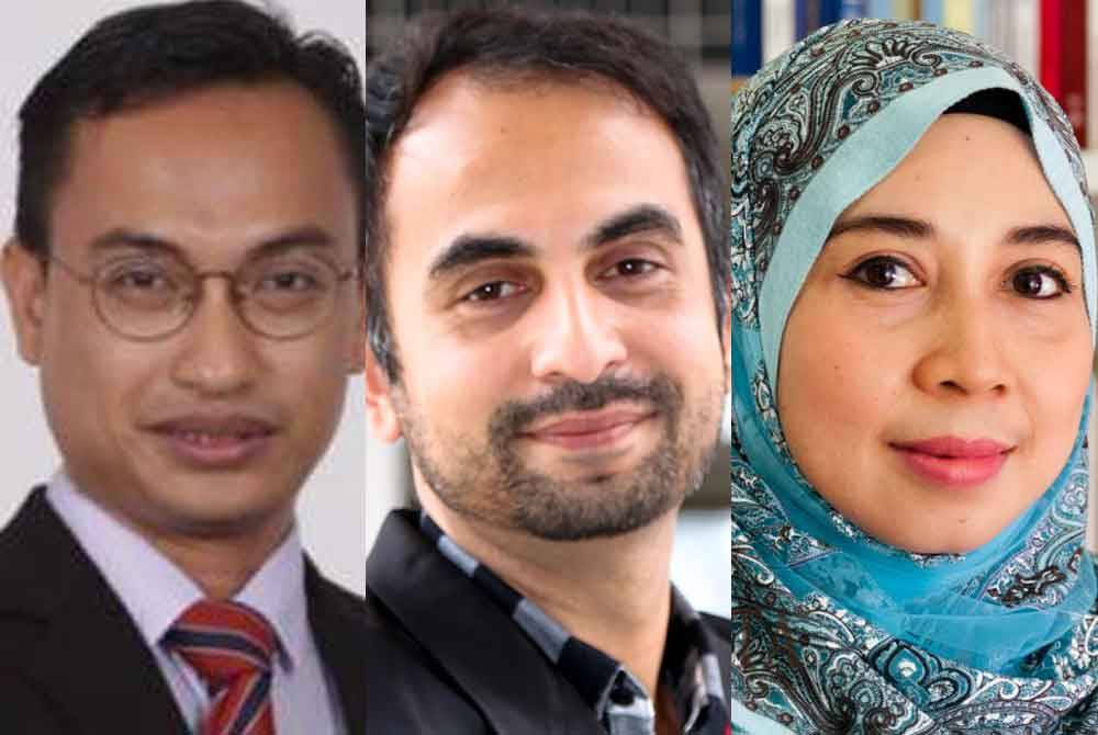 From left: Mohammad Tawfik, Firdaus and Kartini