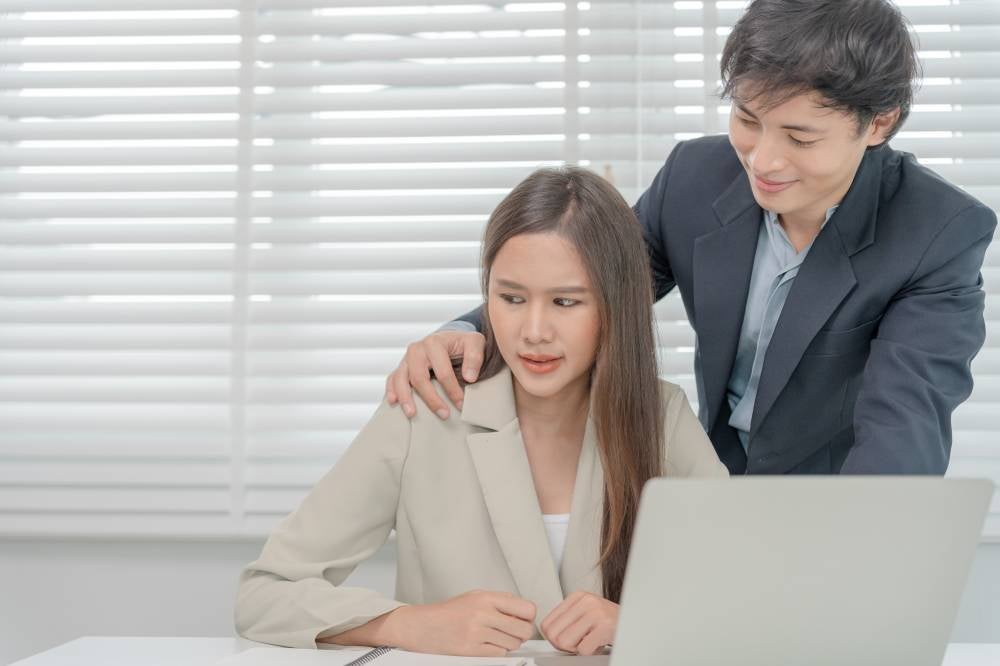 There are five types of harassment which are verbal harassment, non-verbal harassment, visual harassment, symbolic harassment, and physical harassment. Photo for illustrative purposes only - 123RF