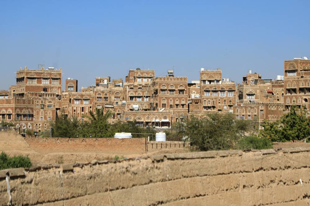 A picture shows a view of Yemen's capital Sanaa on Jan 12, 2024. - (Photo by MOHAMMED HUWAIS / AFP)