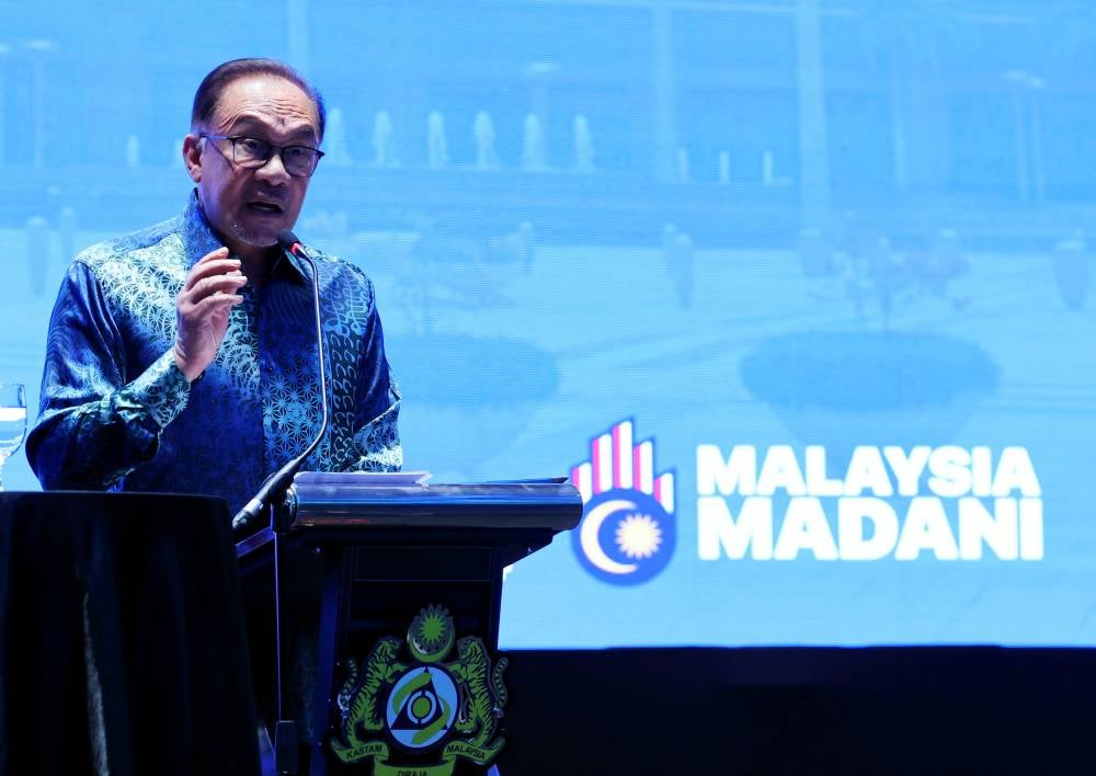 Prime Minister Datuk Seri Anwar Ibrahim - Photo by Bernama