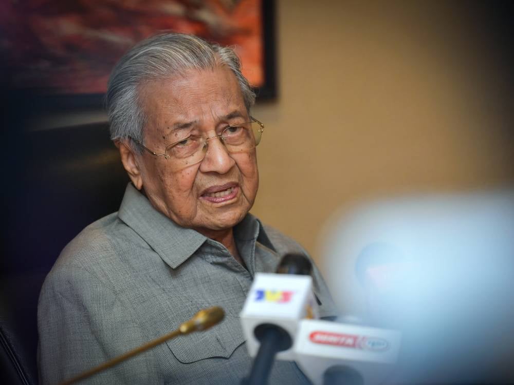 Tun Mahathir - FILE PIX