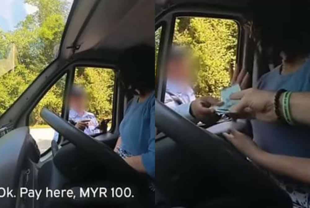 The video, which has gone viral, showed the policeman offering the couple a chance to pay a specific amount to settle their summons on the spot.