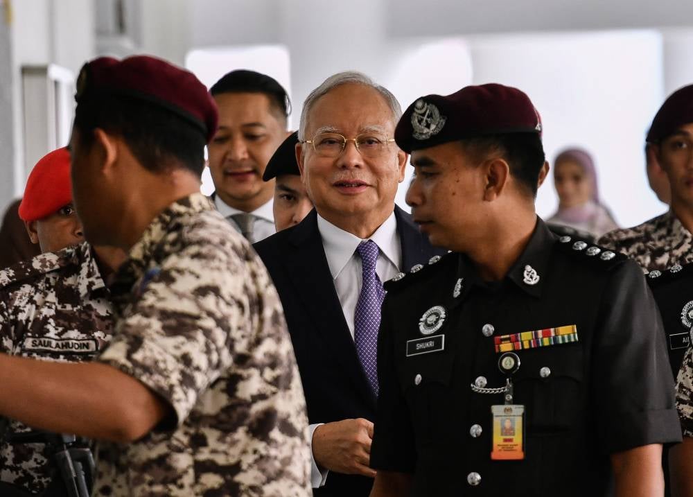 Najib is currently serving a 12-year prison sentence for his conviction on charges of abuse of power, criminal breach of trust and money laundering. - Photo by Bernama