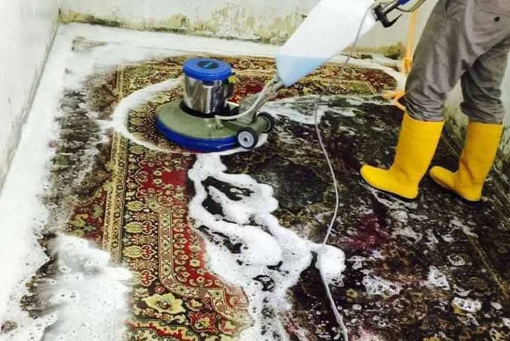 High-powered machines make carpet cleaning easier.