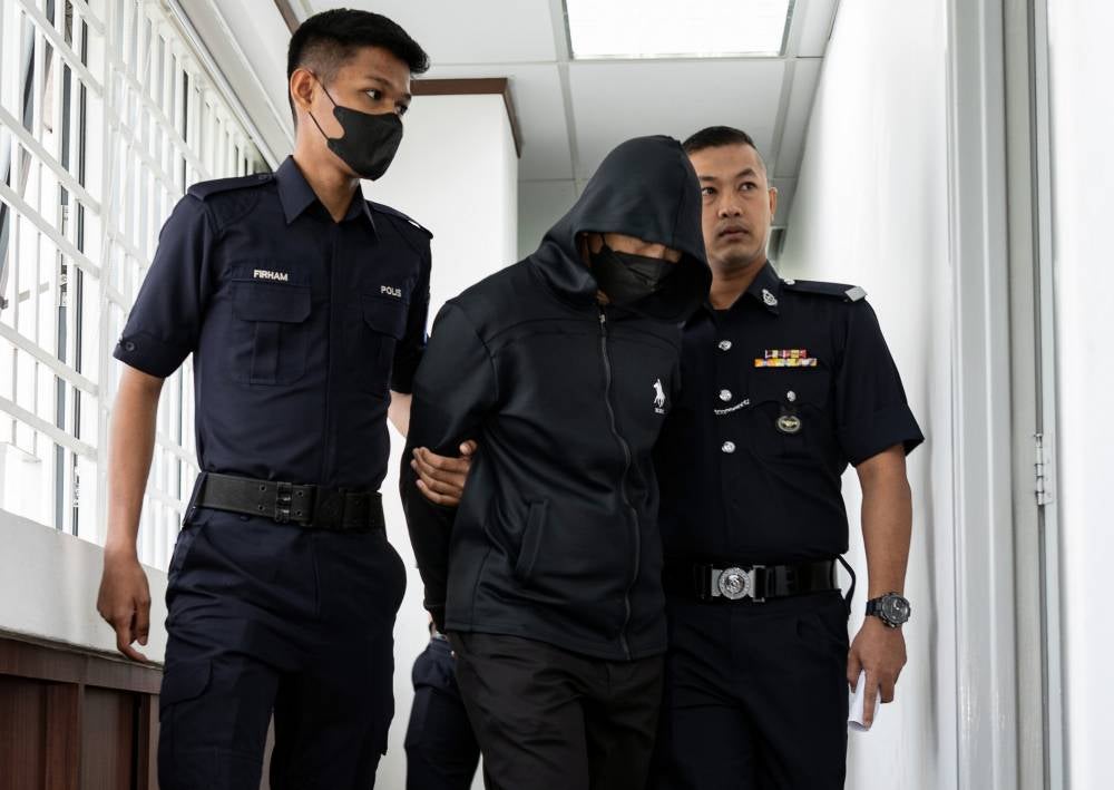 Mohd Nazri Abdul Razak, 44, arrived at the Magistrate's Court.
