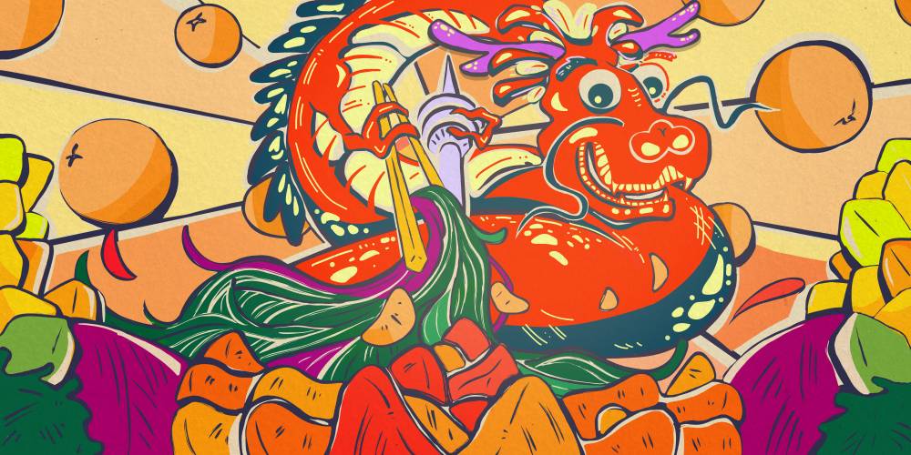 Year of Dragon: Prosperity at Its Peak by Hoh Sheng Yue and Sheanne Chin Seng. - Photo taken from HONOR management. 