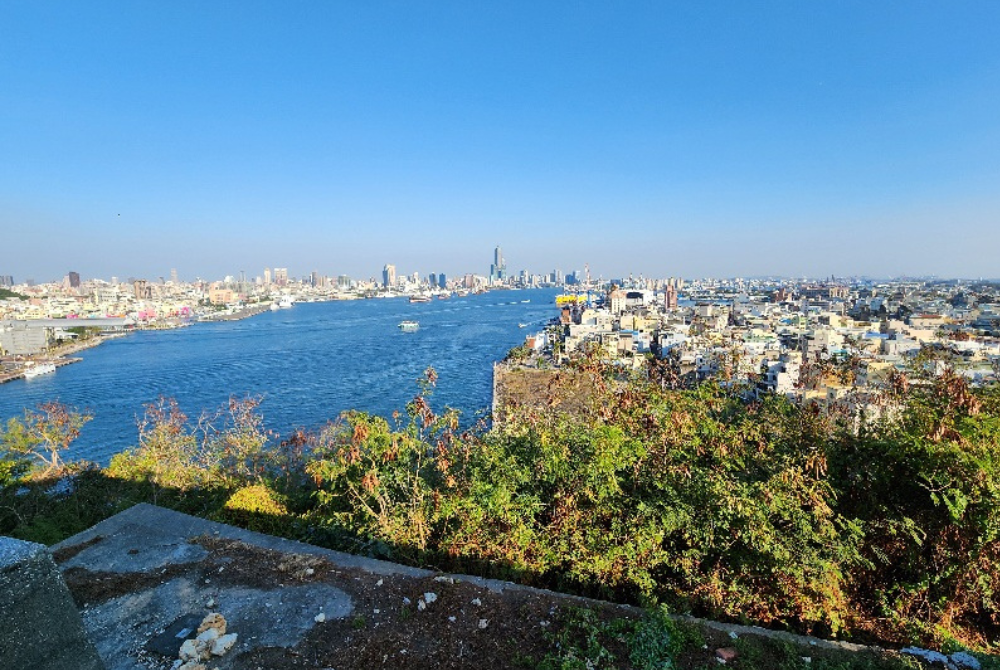 Kaohsiung view from Cijin hill - Photo by Shah Shamshiri