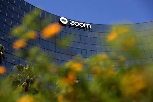 Exterior of the Zoom Video Communications headquarters. Photo by Justin Sullivan/AFP