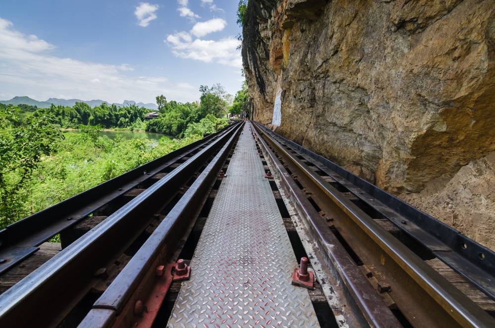 Tham Krasae wooden trestle bridge - 123RF